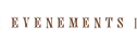 Evenements